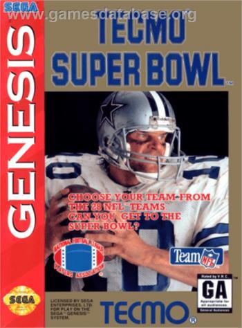 Cover Tecmo Super Bowl for Genesis - Mega Drive
